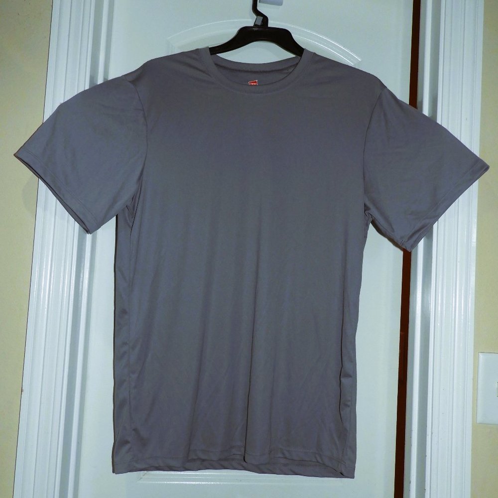 Hanes Cool Dri Short Sleeve - Graphite- NWOT